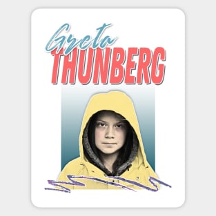 Greta Thunberg //// Aesthetic Fanart Design Sticker